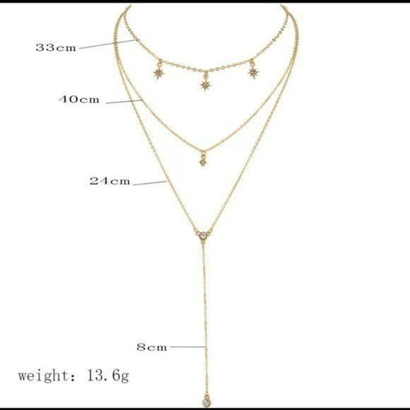 Boho‎ Wild Crystal Rhinestone Chokers Adjustable Party Necklace - Picture 4 of 8